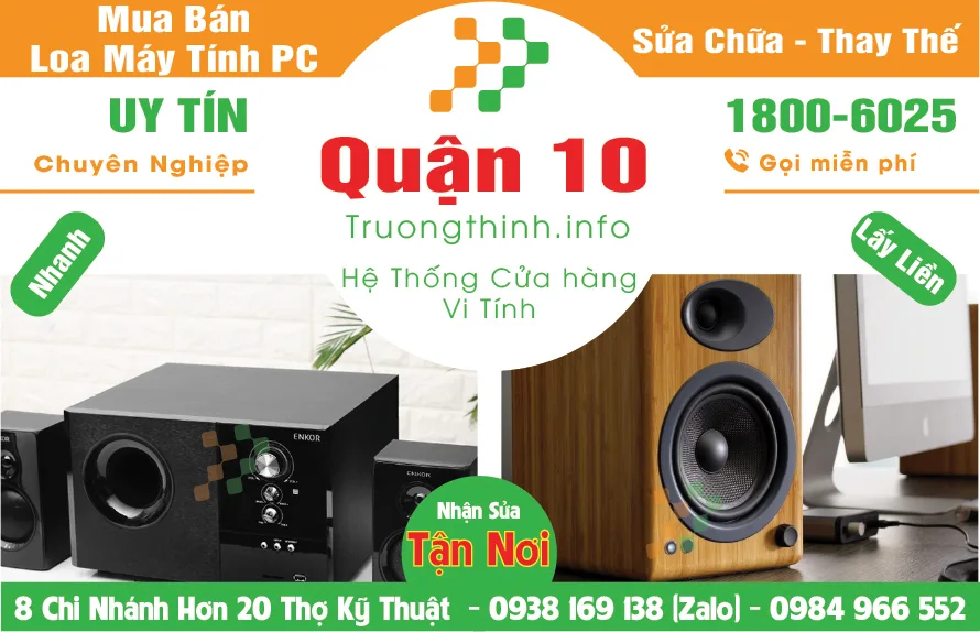 Địa Chỉ Mua Bán Sữa Thay Loa Máy Tính Pc Quận 10