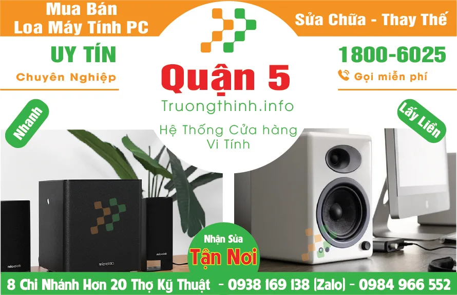 Địa Chỉ Mua Bán Sữa Thay Loa Máy Tính Pc – Quận 5