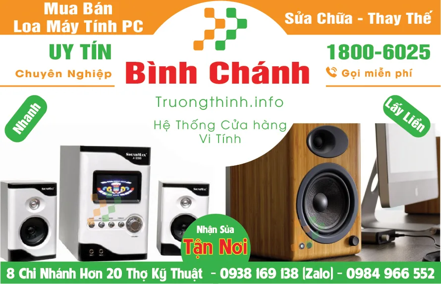 Địa Chỉ Mua Bán Sữa Thay Loa Máy Tính Pc – Bình Chánh