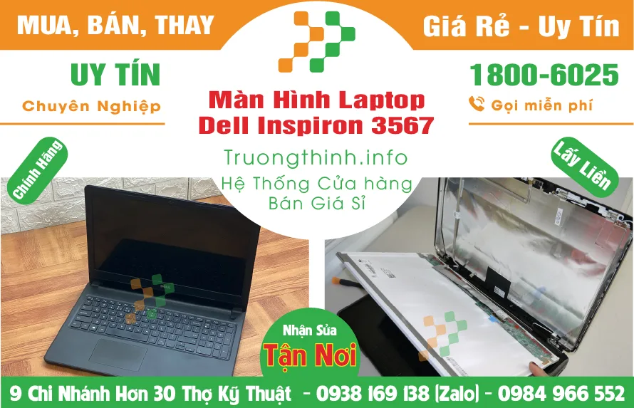 Màn Hình Laptop Dell Inspiron 3567 - Giá Rẻ