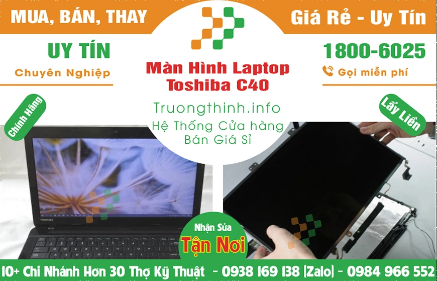 Thay Màn Hình Laptop Toshiba C40 | Giá Rẻ