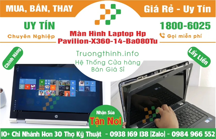 Màn Hình Laptop HP Pavilion X360 14 Ba080Tu