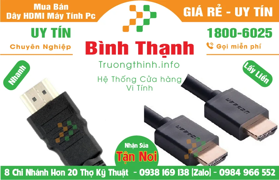 Bán Dây Cáp HDMI Máy Tính Pc Laptop tại Quận Bình Thạnh