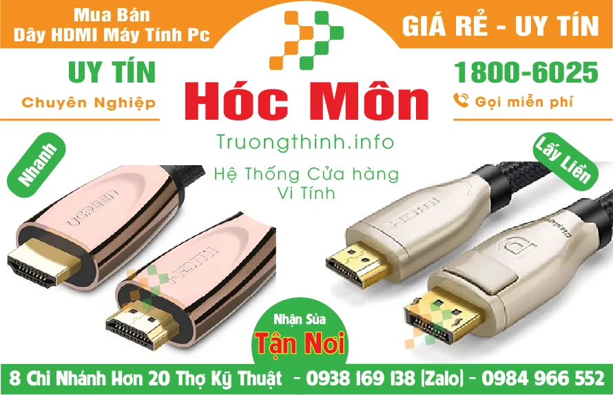 Bán Dây Cáp HDMI Máy Tính Pc Laptop tại Hóc Môn