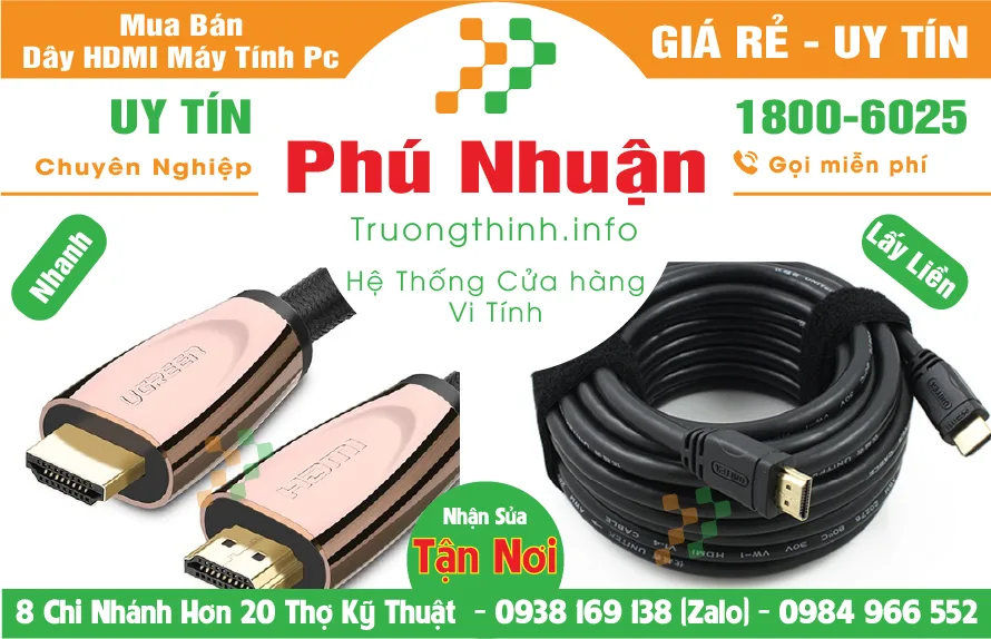 Bán Dây Cáp HDMI Máy Tính Pc Laptop tại Quận Phú Nhuận