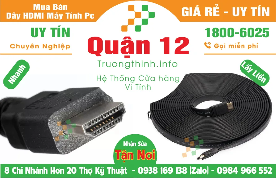 Bán Dây Cáp HDMI Máy Tính Pc Laptop tại Quận 12