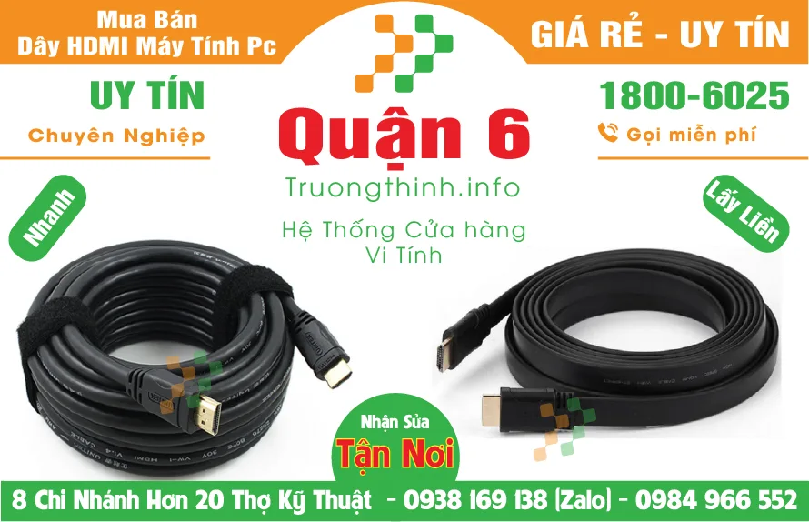 Bán Dây Cáp HDMI Máy Tính Pc Laptop tại Quận 6