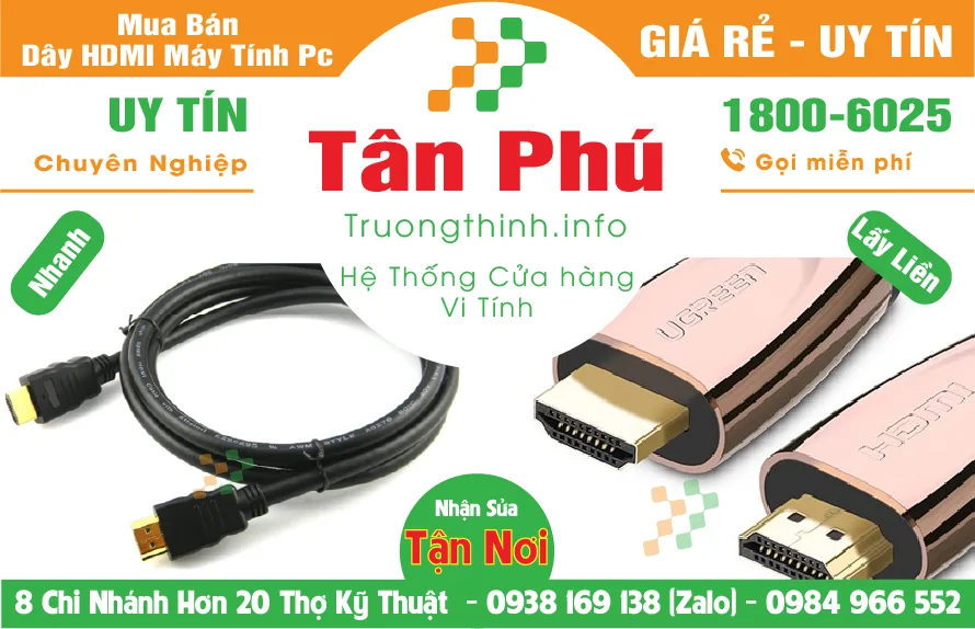 Bán Dây Cáp HDMI Máy Tính Pc Laptop tại Quận Tân Phú