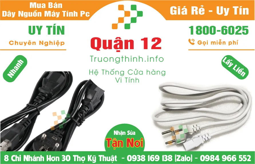 Bán Dây Nguồn Máy Tính Tại Quận 12