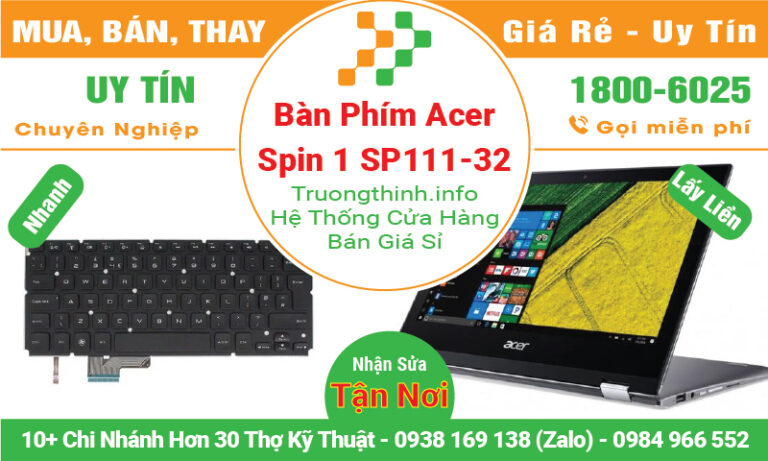 Bàn Phím Laptop Acer Spin 1 SP111-32