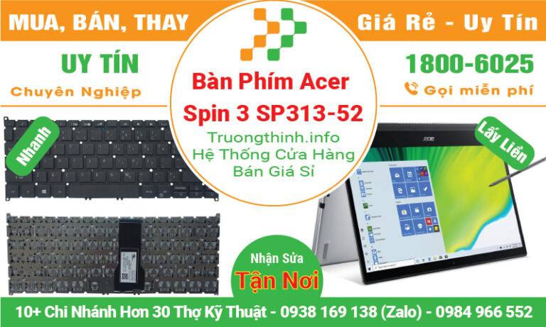 Bàn Phím Laptop Acer Spin 3 SP313-52