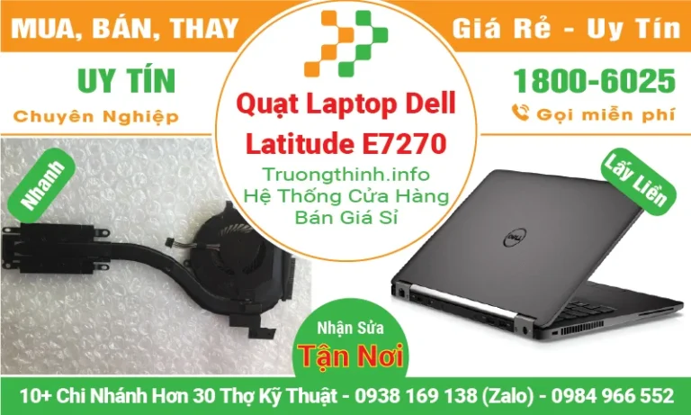 Fan Quạt Laptop Dell Latitude E7270