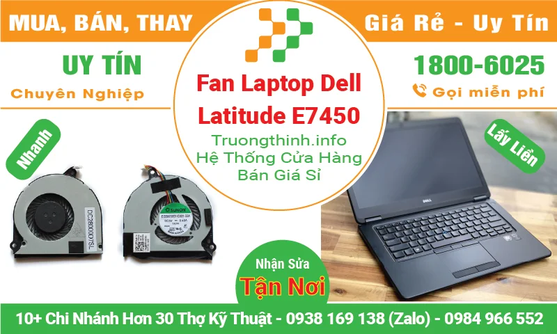 Fan Quạt Laptop Dell Latitude E7270