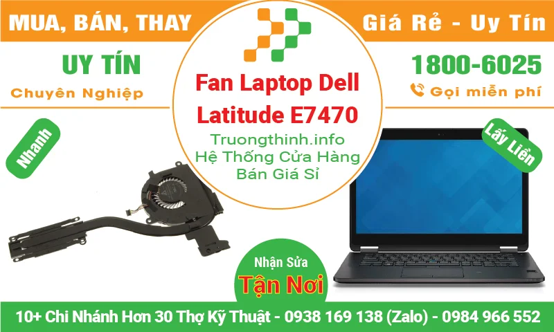 Fan Quạt Laptop Dell Latitude ﻿E7470