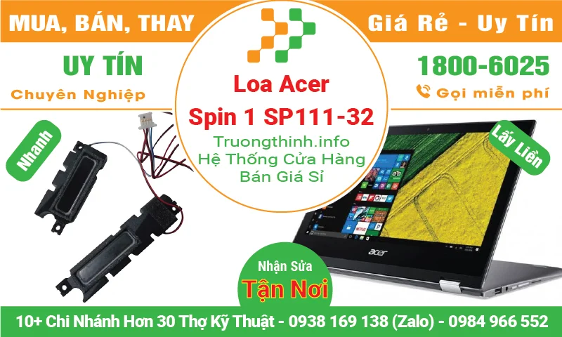 Loa Laptop Acer Spin 1 SP111-32