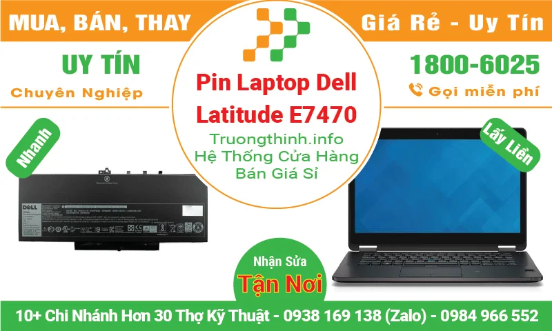 Pin Laptop Dell Latitude ﻿E7470
