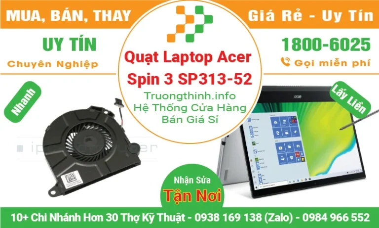 Fan Quạt Laptop Acer Spin 3 SP313-52