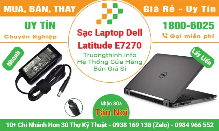 Sạc Laptop Dell Latitude E7270