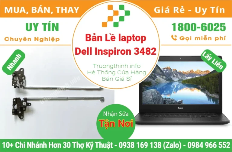 Thay Bản Lề Laptop Dell Inspiron 3482