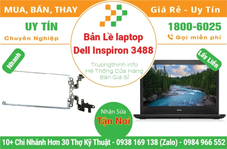 Thay Bản Lề Laptop Dell Inspiron 3488