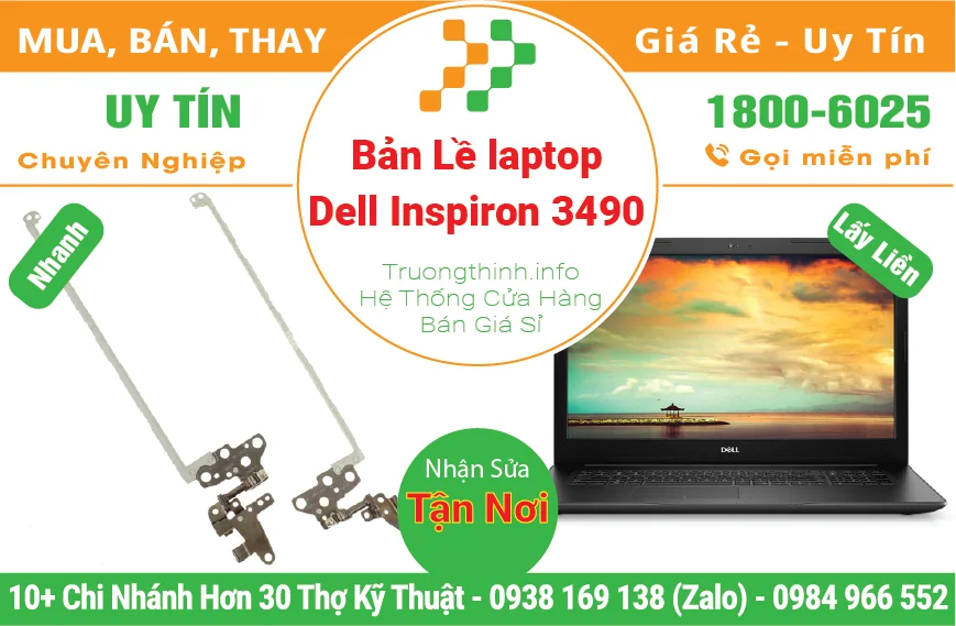 Bản Lề Laptop Dell Inspiron 3490