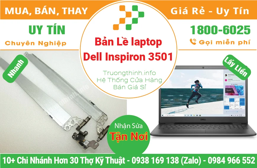 Thay Bản Lề Laptop Dell Inspiron 3501