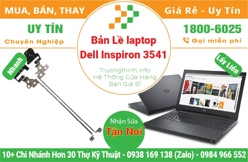 Thay Bản Lề Laptop Dell Inspiron 3542