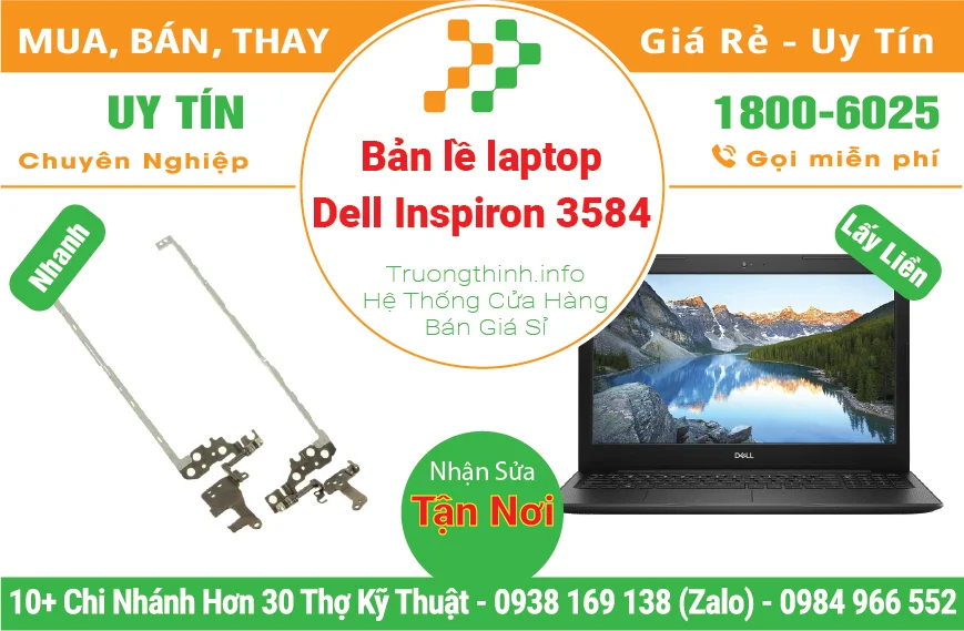 Thay Bản Lề Laptop Dell Inspiron 3584