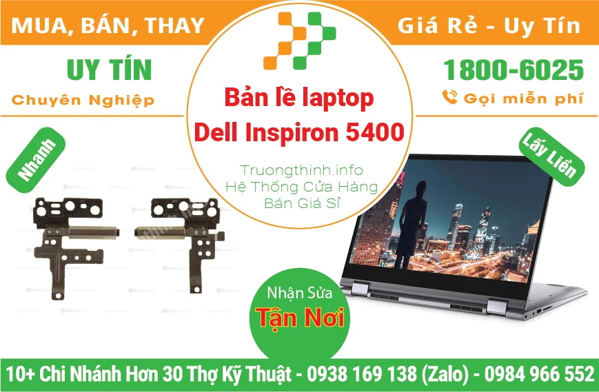 Thay Bản Lề Laptop Dell Inspiron 5400