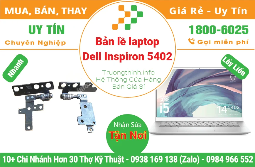 Thay Bản Lề Laptop Dell Inspiron 5402