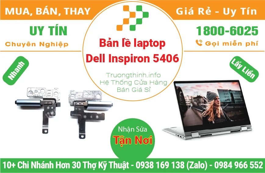 Thay Bản Lề Laptop Dell Inspiron 5406