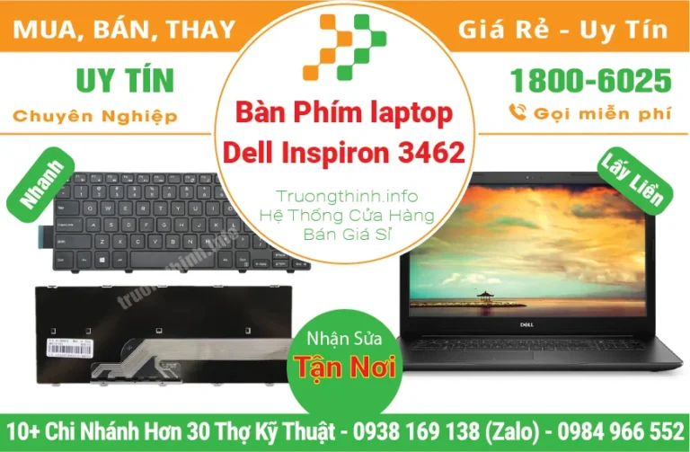 Thay Bàn Phím Laptop Dell Inspiron 3462