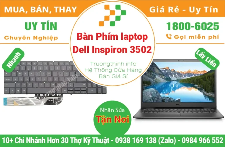 Bàn Phím Laptop Dell Inspiron 3502