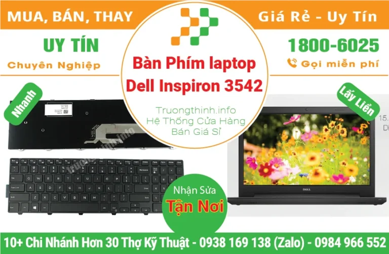 Bàn Phím Laptop Dell Inspiron 3542