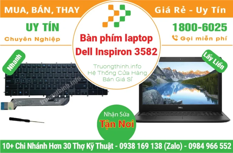 Bàn Phím Laptop Dell Inspiron 3582