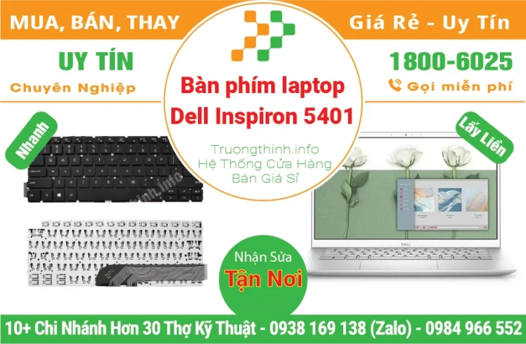 Bàn Phím Laptop Dell Inspiron 5401