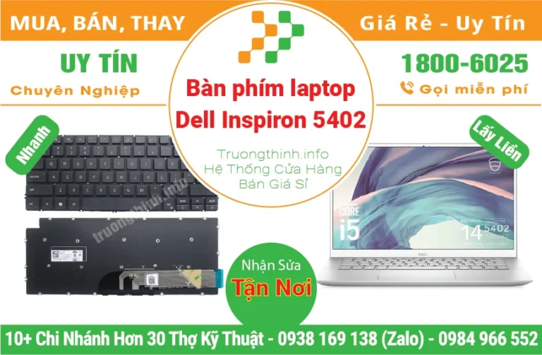 Bàn Phím Laptop Dell Inspiron 5402
