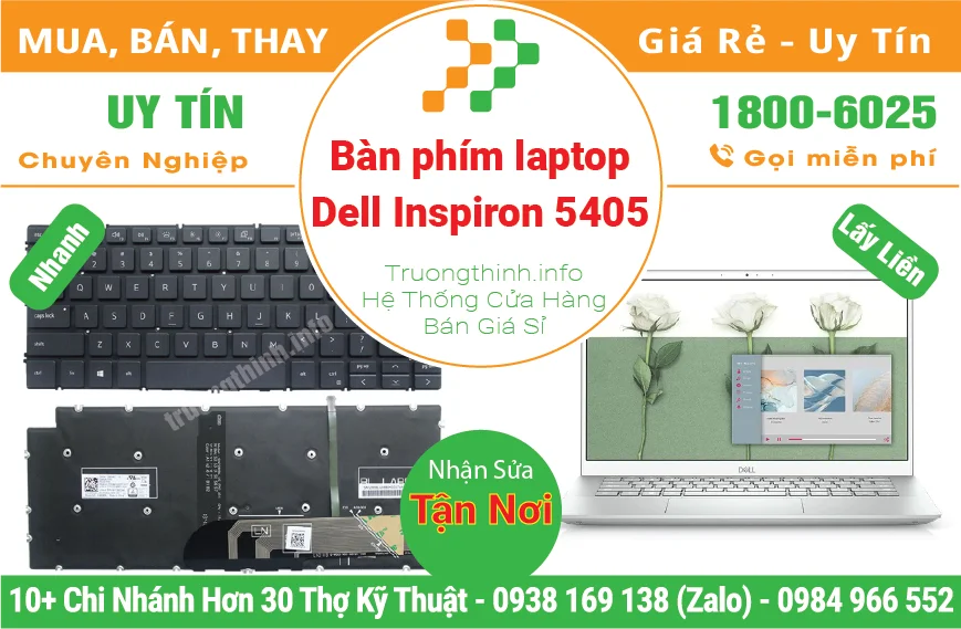 Thay Bàn Phím Laptop Dell Inspiron 5405