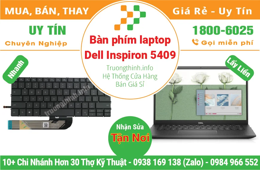 Bàn phím Laptop Dell Inspiron 5409