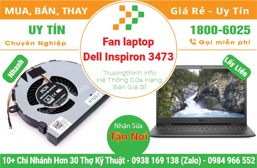 Fan Quạt Laptop Dell Inspiron 3473