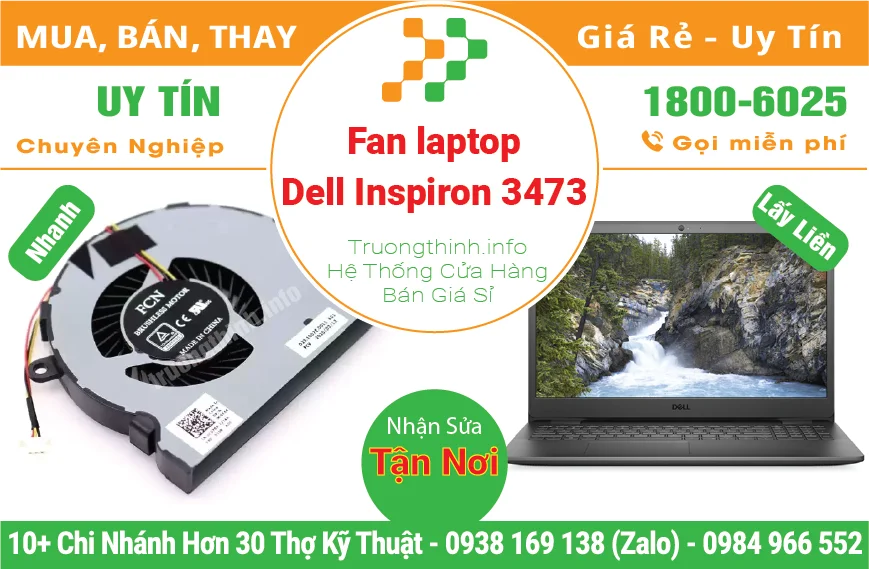 Thay Fan Quạt Laptop Dell Inspiron 3473