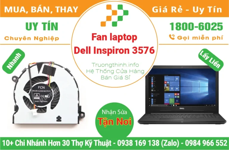 Fan Quạt Laptop Dell Inspiron 3576