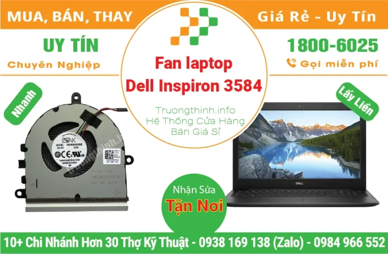 Fan Quạt Laptop Dell Inspiron 3584