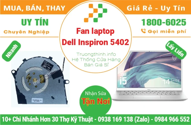 Fan Quạt Laptop Dell Inspiron 5402