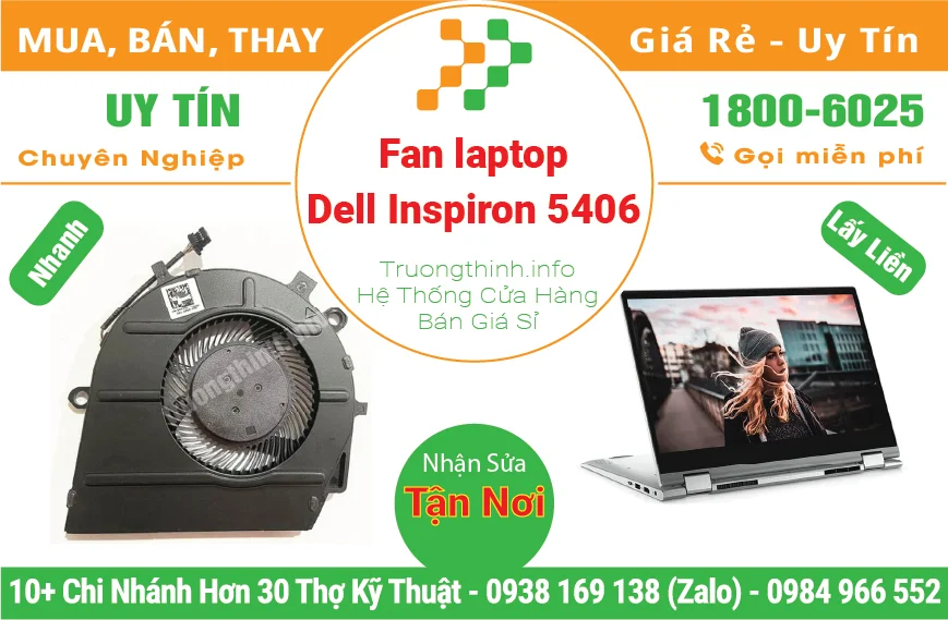 Fan Quạt Laptop Dell Inspiron 5406