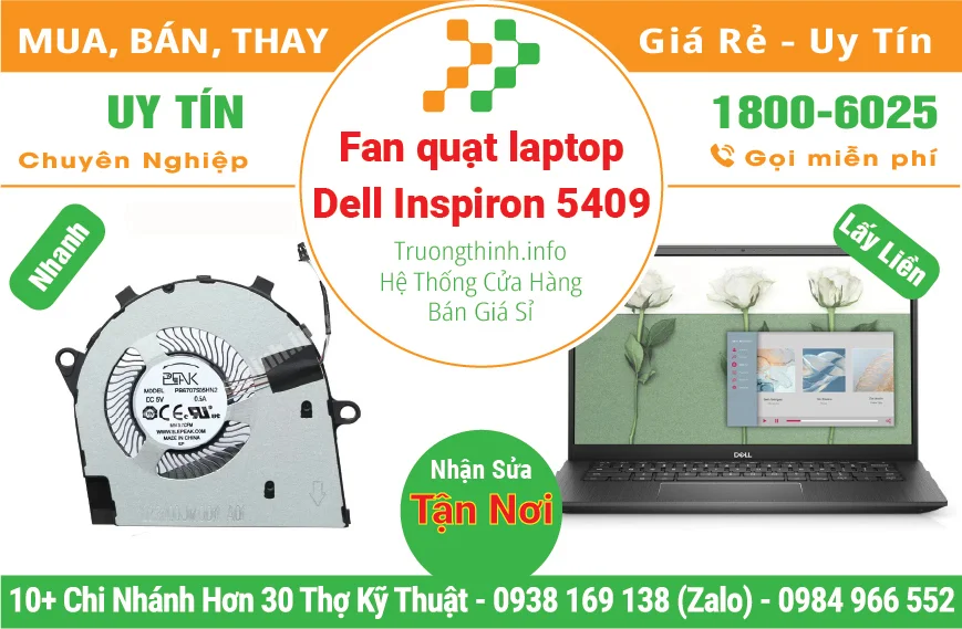 Fan Laptop Dell Inspiron 5409