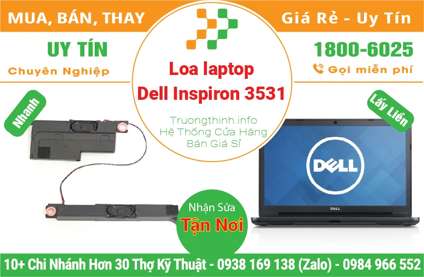 Thay Loa Laptop Dell Inspiron 3531