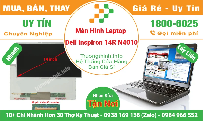 Màn Hình Laptop Dell Inspiron 14R N4010