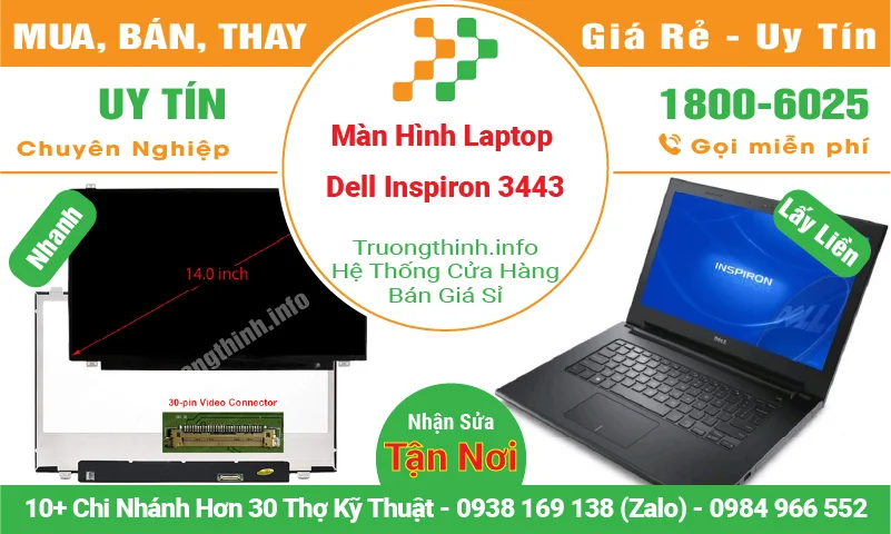 Màn Hình Laptop Dell Inspiron 3443