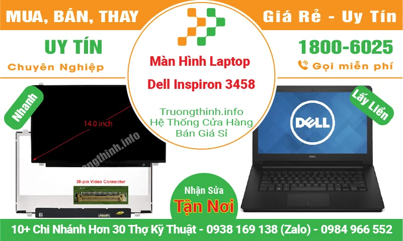 Màn Hình Laptop Dell Inspiron 3458